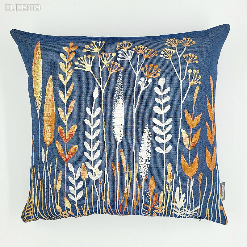 Housse de coussin tapisserie WILD MEADOW bleu