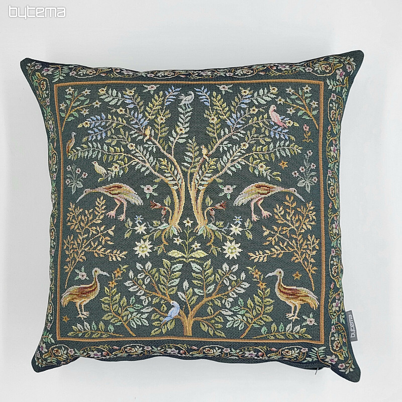 Housse de coussin tapisserie WILLIAM MORRIS vert