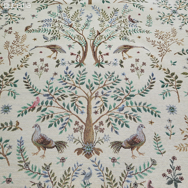 Tissu tapisserie WILLIAM MORRIS beige