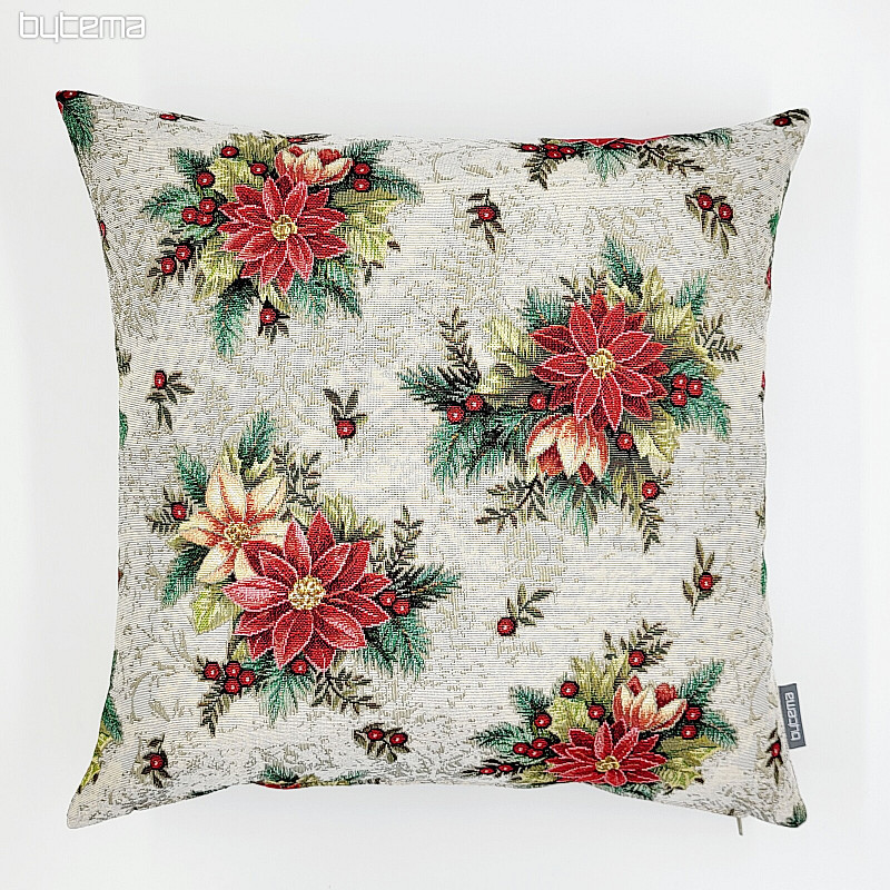 Housse tapisserie de Noël ROSE DE NOËL