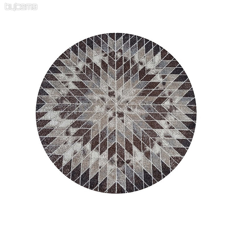 Tapis en pièces PANAMERO 10 cercle marron
