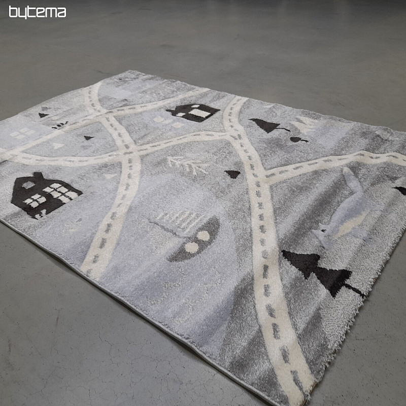Tapis enfant HAPPY 310 argent