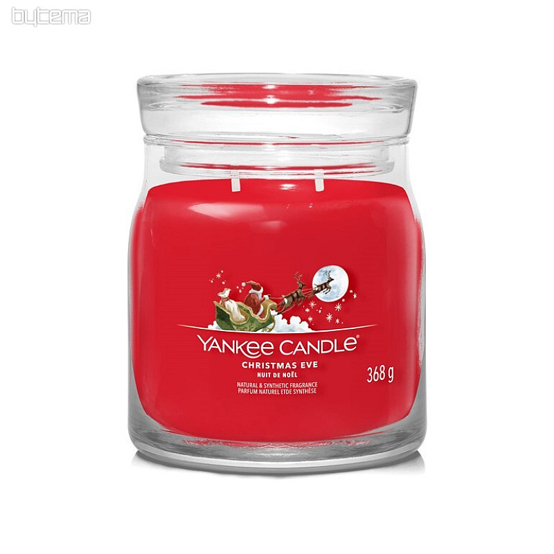 bougie YC parfum CHRISTMAS EVE GLASS MEDIUM 2 mèches