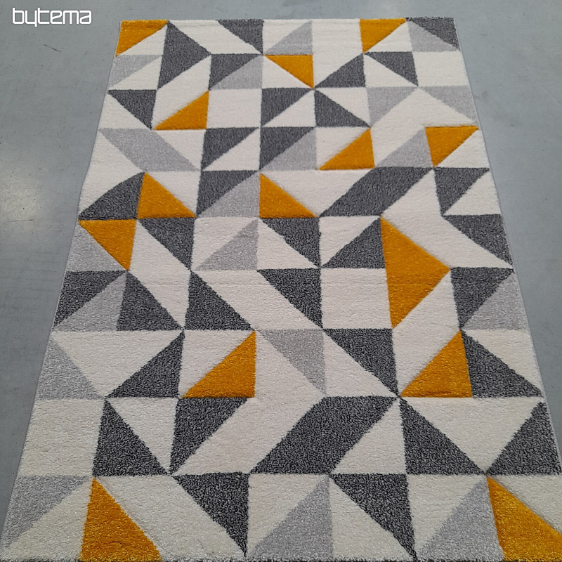 Tapis enfant TRIANGLES JAUNES