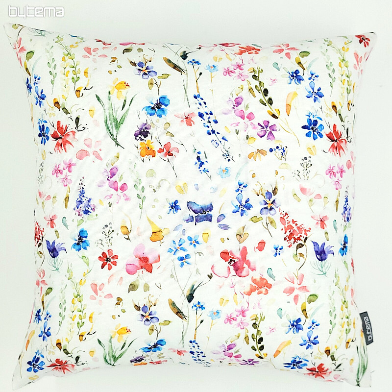 Housse de coussin déco FLEURS DE CALA