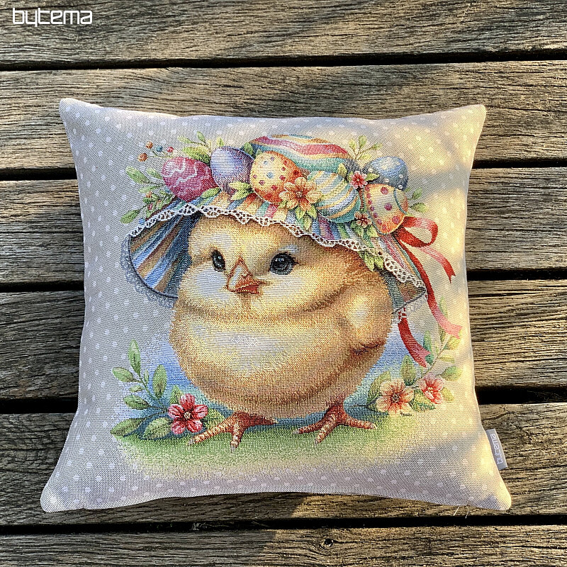 Couverture de tapisserie de Pâques GRAND POULET
