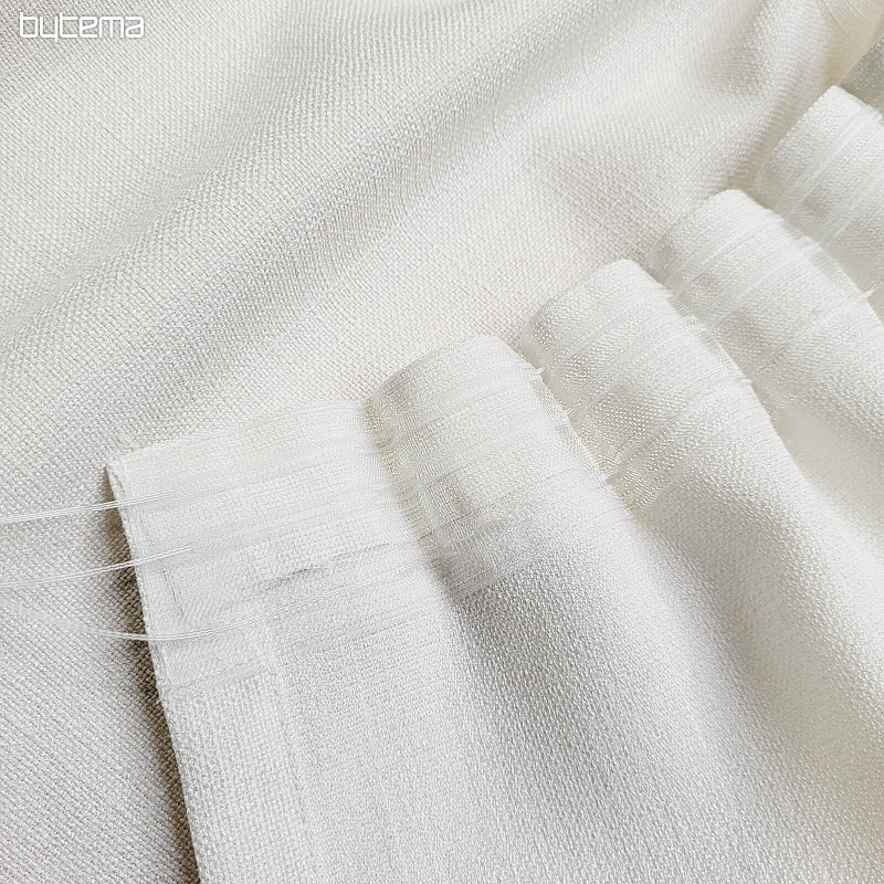 Rideaux de luxe finis GERSTER 7650 BLANC 02