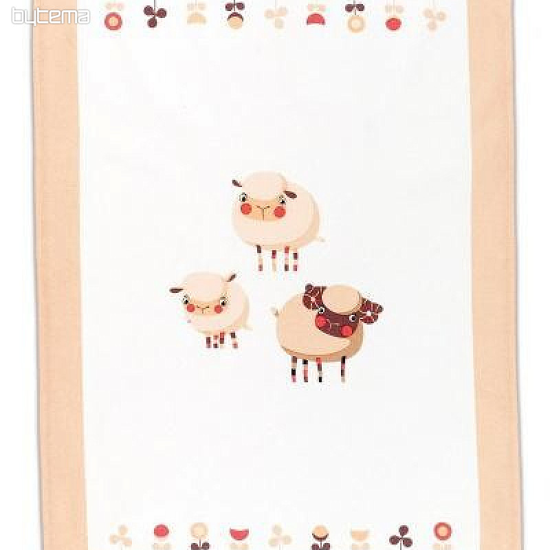 Serviettes en coton TROIS MOUTONS 3 pcs