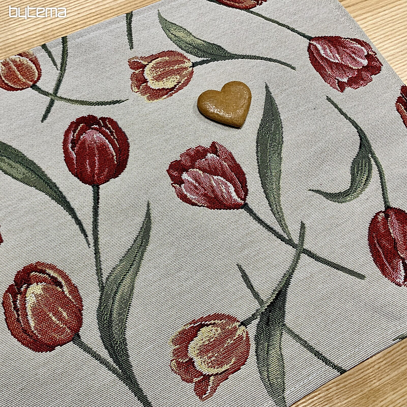 Set de table en tapisserie TULIPS III grand modèle