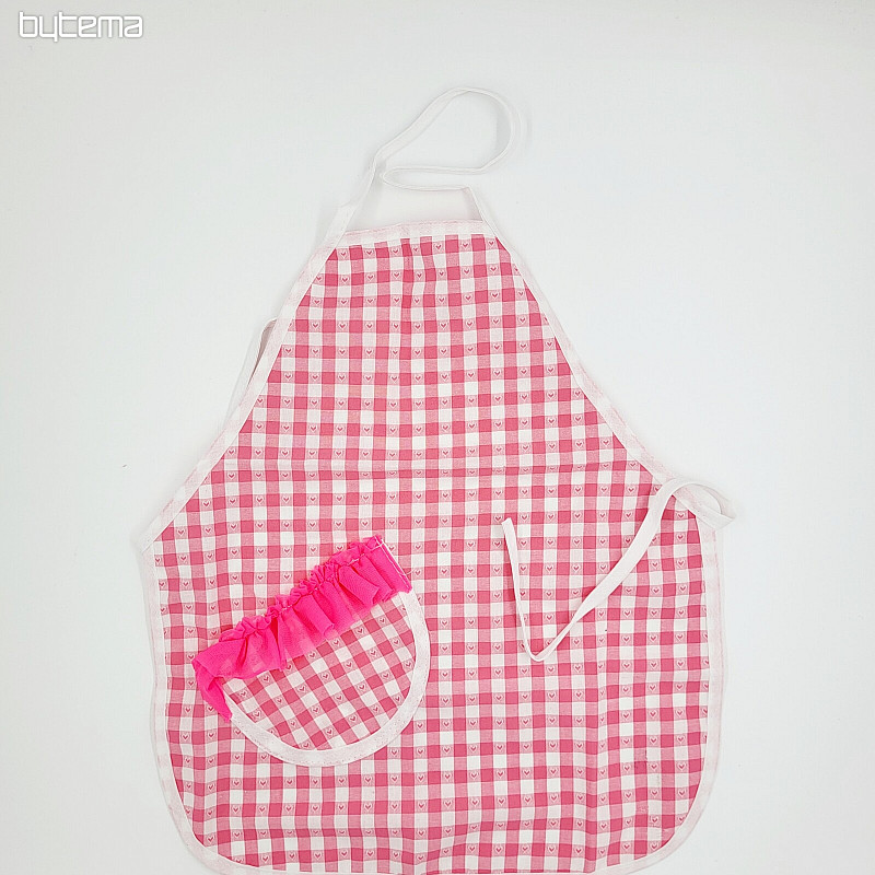 TABLIER ENFANT ROSE