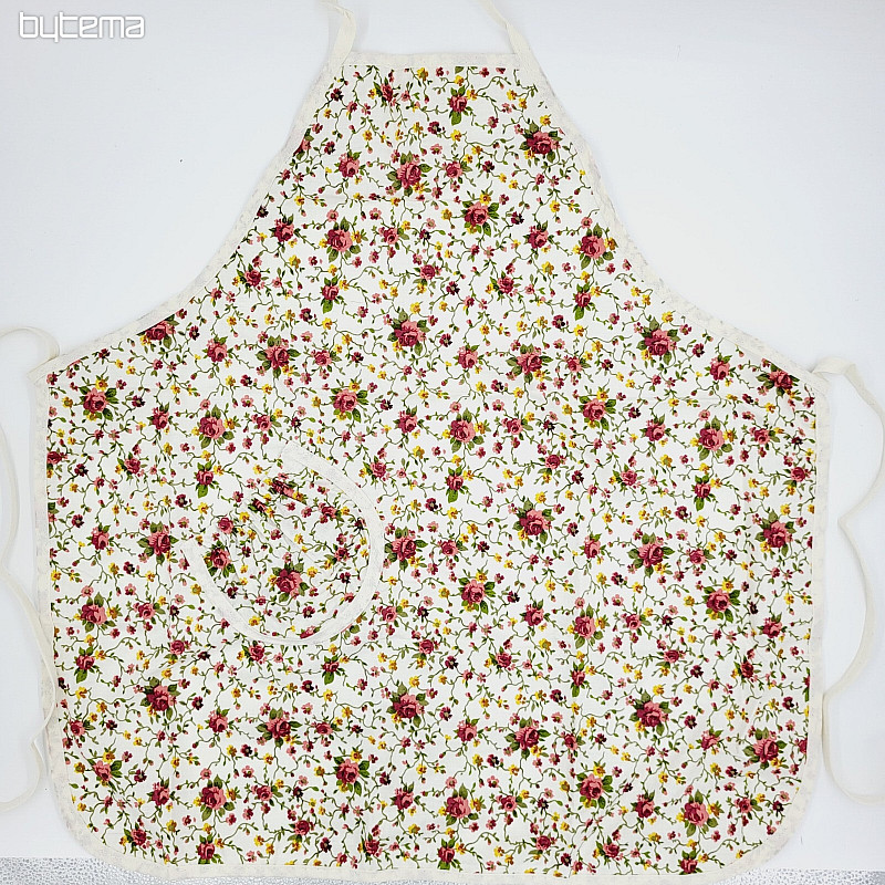 Tablier avec bavette ROSES