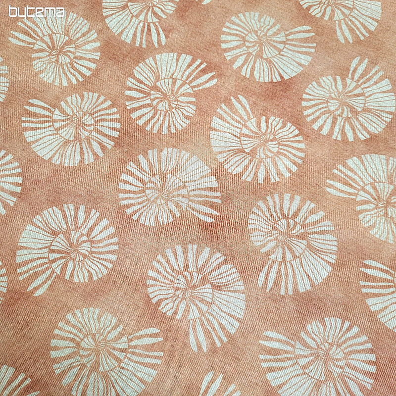 Tissu décoratif ULITY saumon