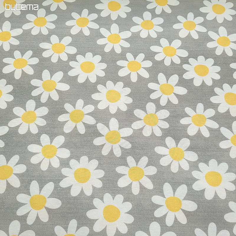Tissu décoratif DAISIES GRIS