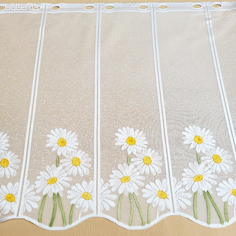 Rideau vitrail MARGUERITES