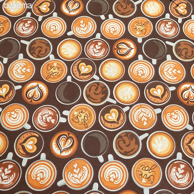 Tissu décoratif CAFES