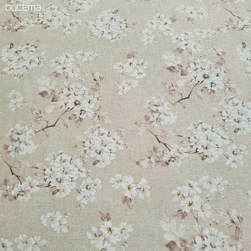 Tissu décoratif ALMOND beige