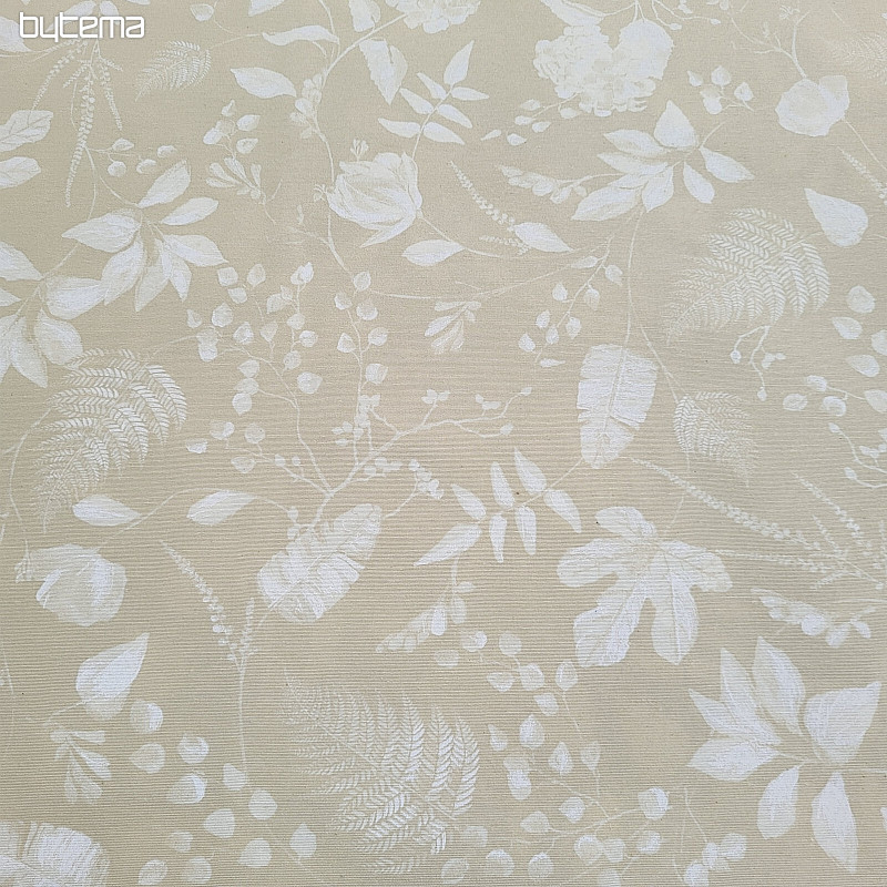 Tissu décoratif AMY FLOR beige