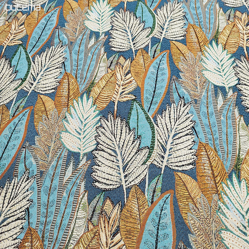 Tissu tapisserie SAFIA BLEU