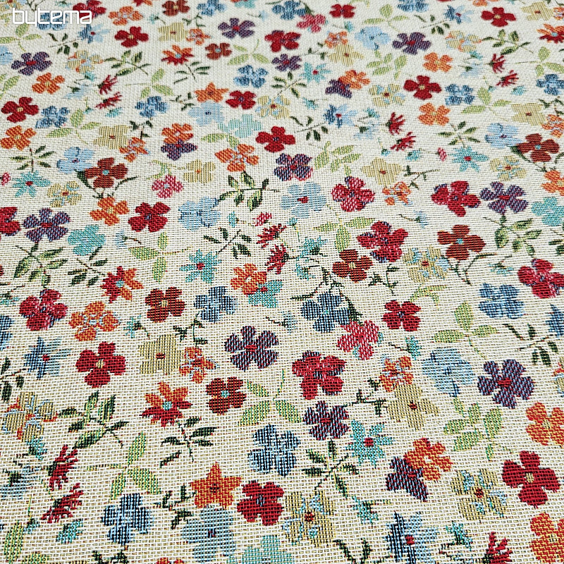 Tissu pour tapisserie BADI FLEURS
