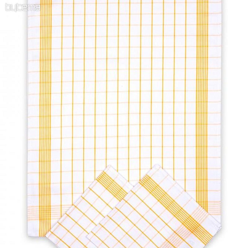 Serviettes en coton COCHE JAUNE POSITIVE