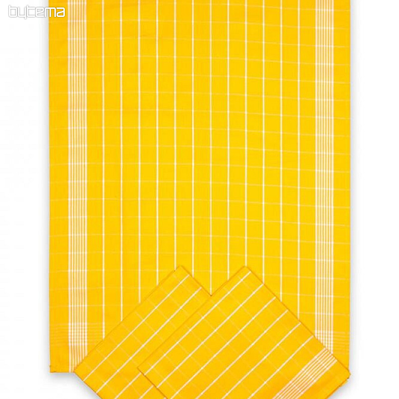 Serviettes en coton CARTE JAUNE NÉGATIVE