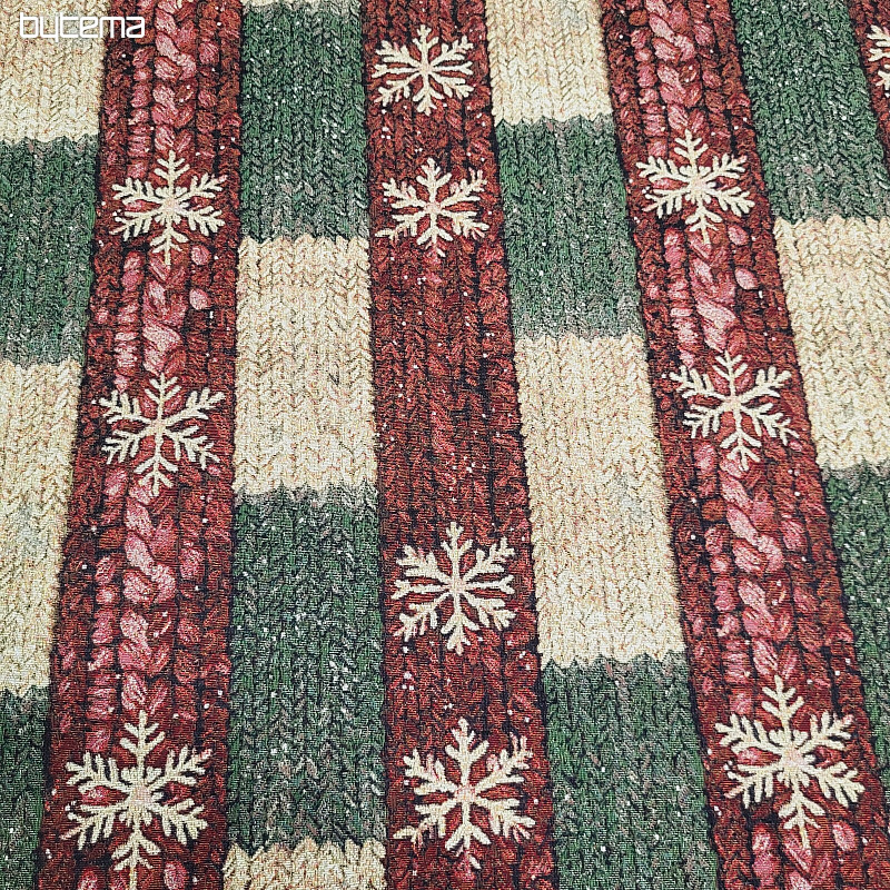 Tissu tapisserie TRICOT DE NOËL