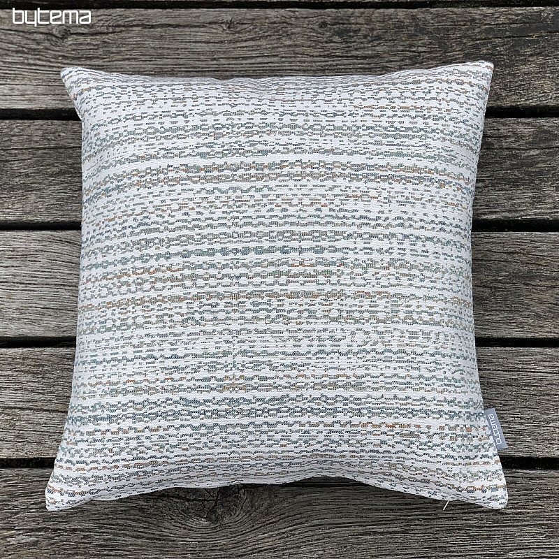 Taie d'oreiller tapisserie GLADIS STRIPE bleu