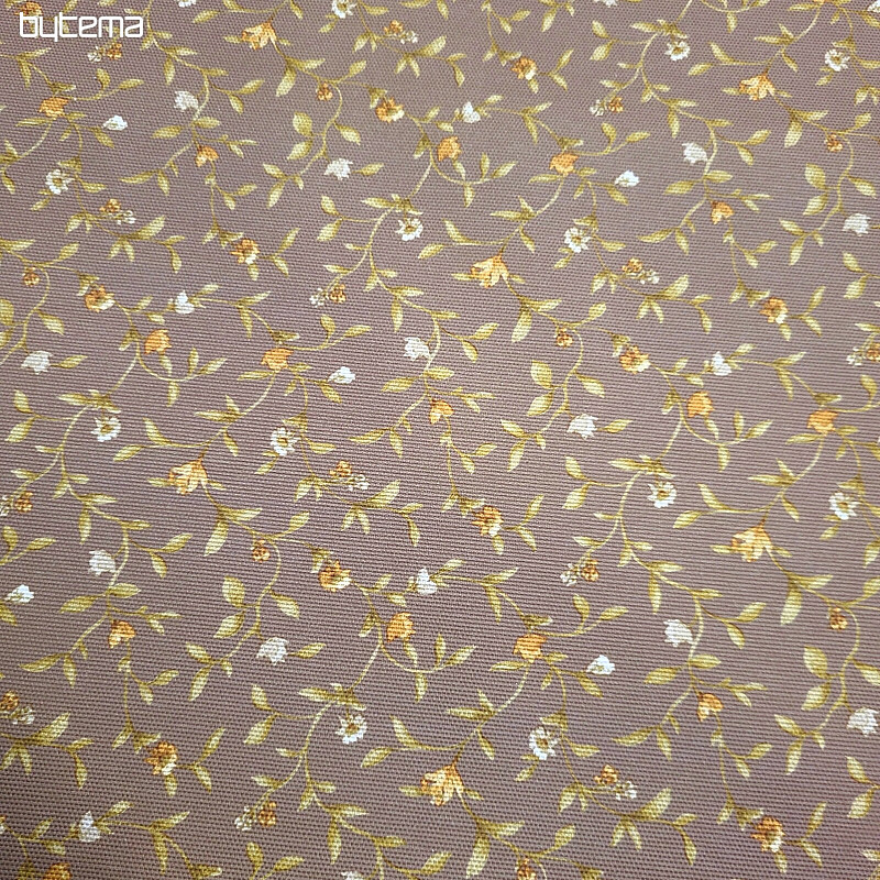 Tissu décoratif MILFLORES marron