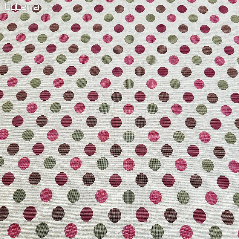 Tissu tapisserie à POIS