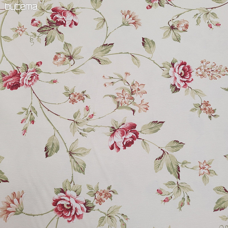 Tissu décoratif CAÉSAR PETITE FLEUR