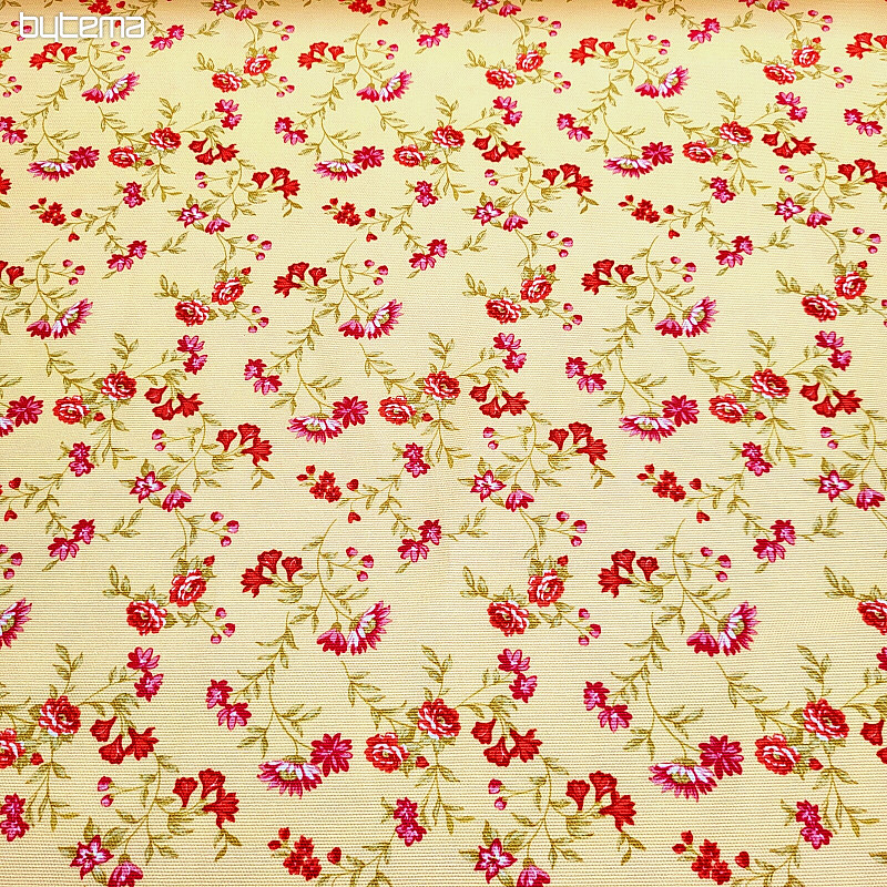Tissu décoratif RÓMULO YELLOW MINI FLOWER