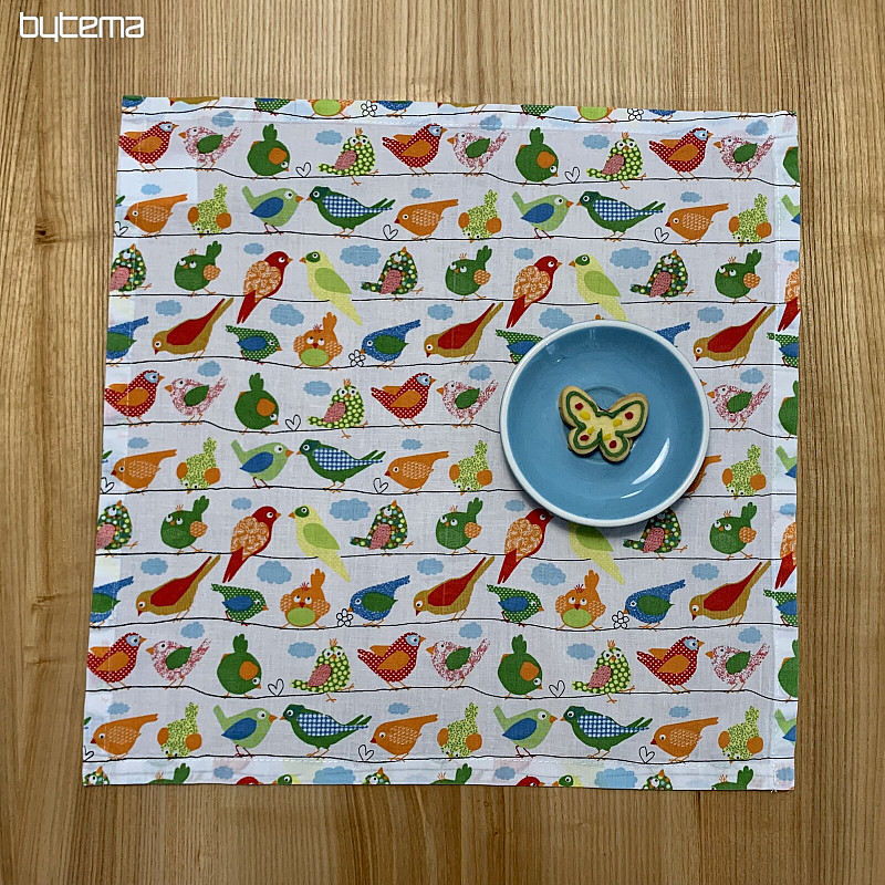 Set de table OISEAUX COLORÉS