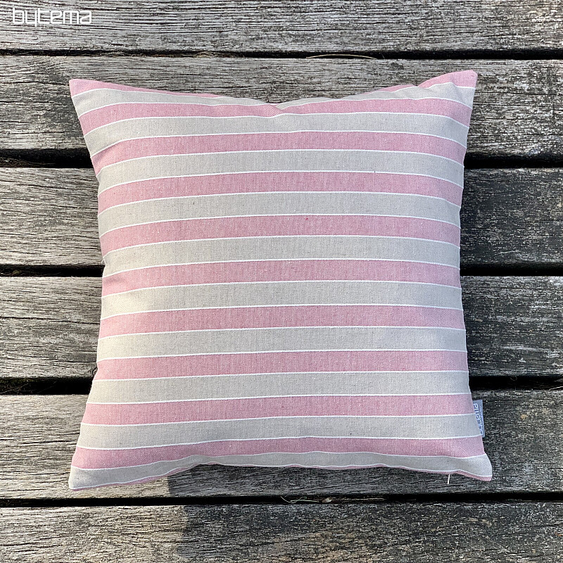 Taie d&#39;oreiller décorative TREBOL PINK STRIPES
