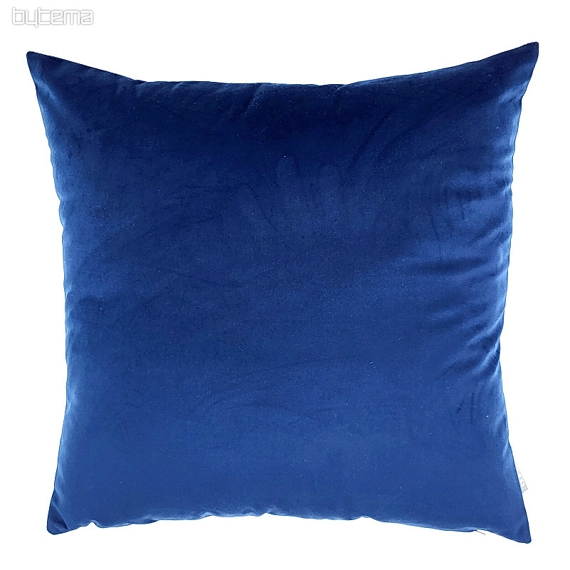 Housse en velours BLEU FONCÉ