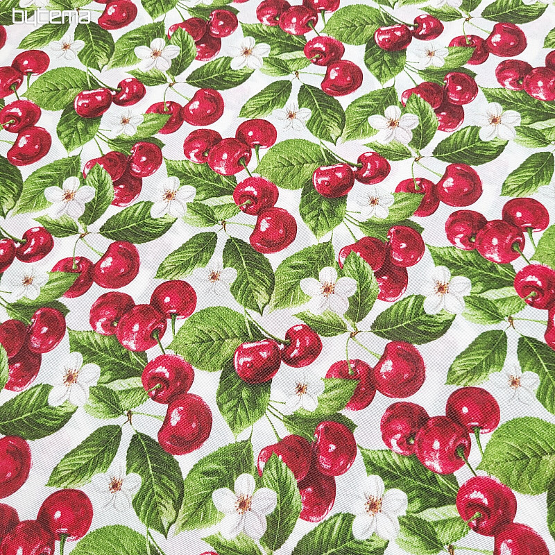 Tissu décoratif CERISES