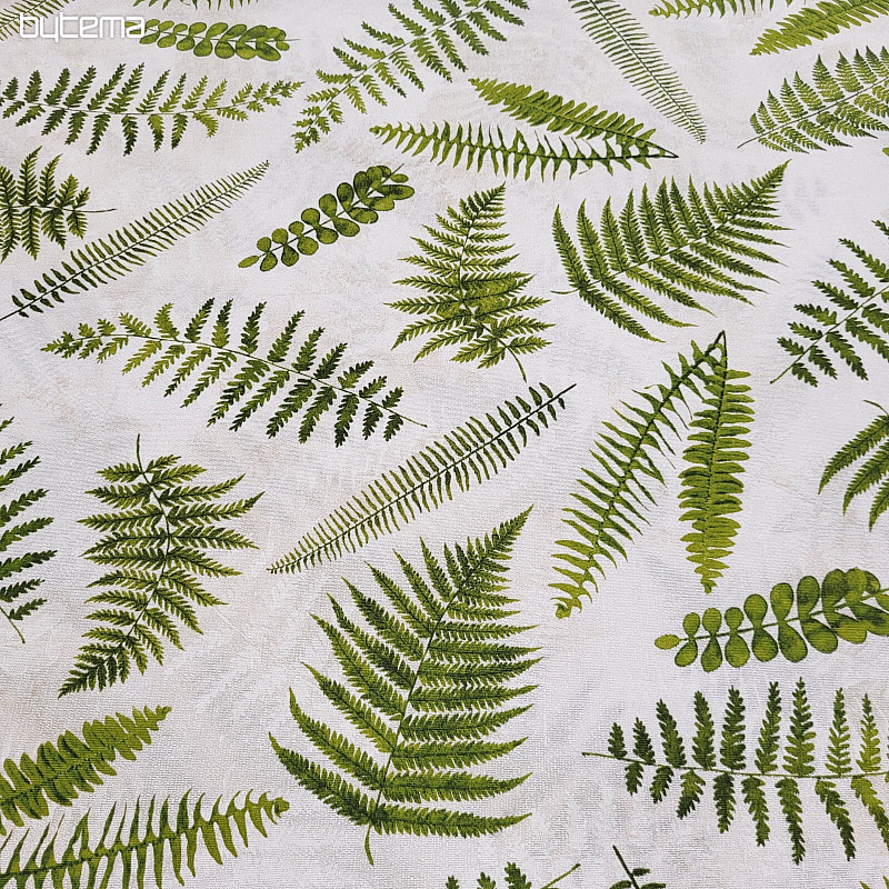 Tissu décoratif VERT FOUGÈRE