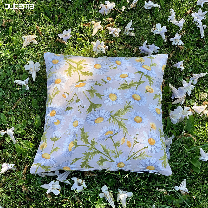 Taie d'oreiller décorative MARGUERITES