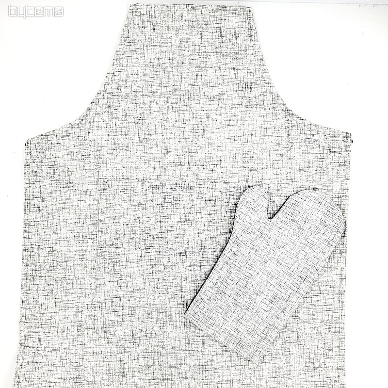 TABLIER AVEC GANT blanc cassé