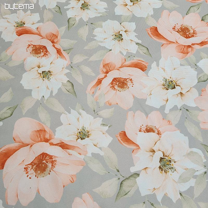 Tissu décoratif OXFORD FLEUR D'ORANGE