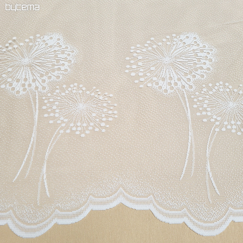 Rideau jacquard CHMÝŘÍ blanc