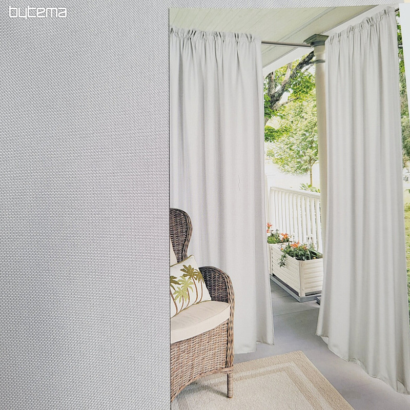Rideau décoratif d'extérieur GAIA GRIS