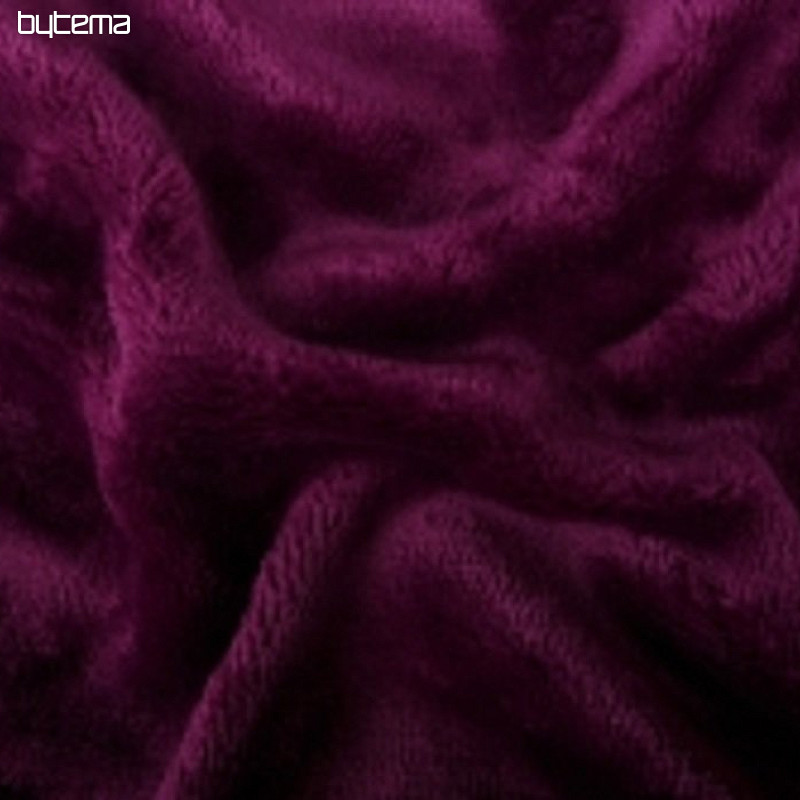 Drap en microflanelle DORMEZ BIEN foncé. violet
