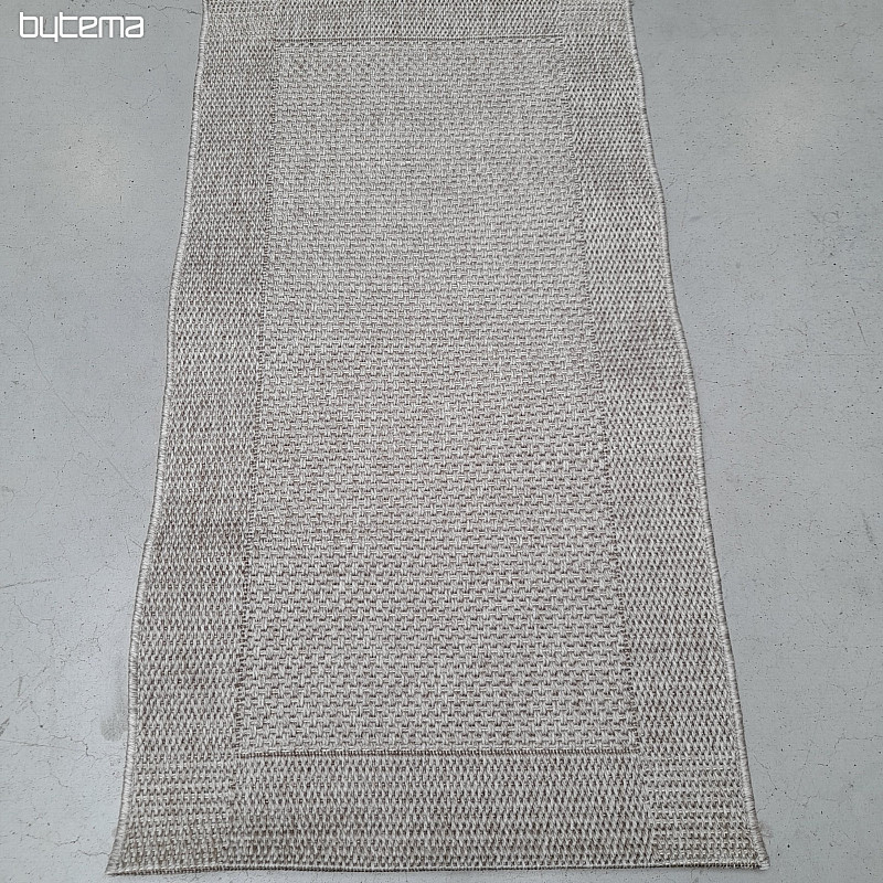 Tapis d'extérieur Grace in-out marron-gris