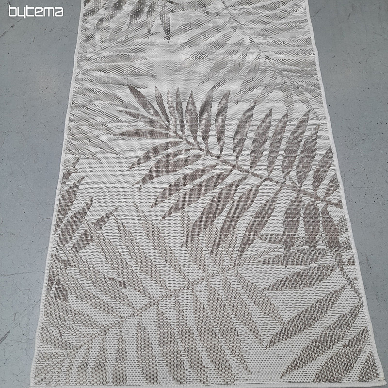 Tapis d'extérieur Duce in-out fleurs marron