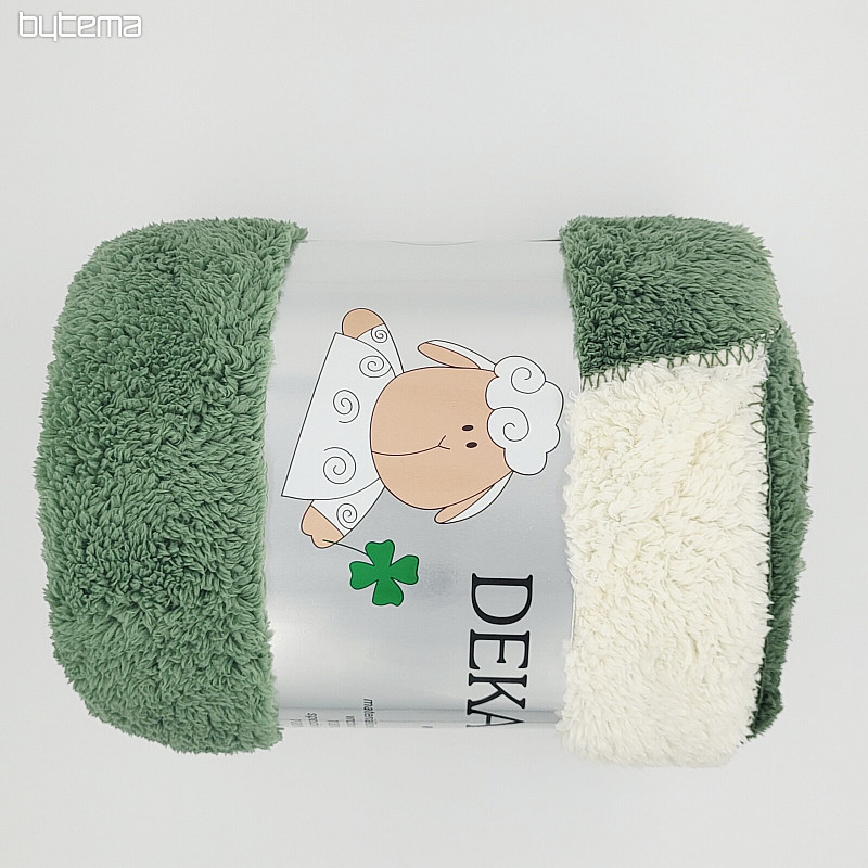 Couverture mouton-mouton VERT FORÊT