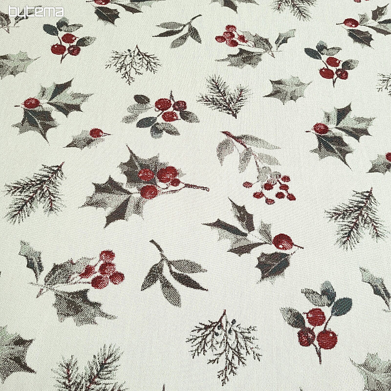 Tissu décoratif luxueux HOLLY GREY