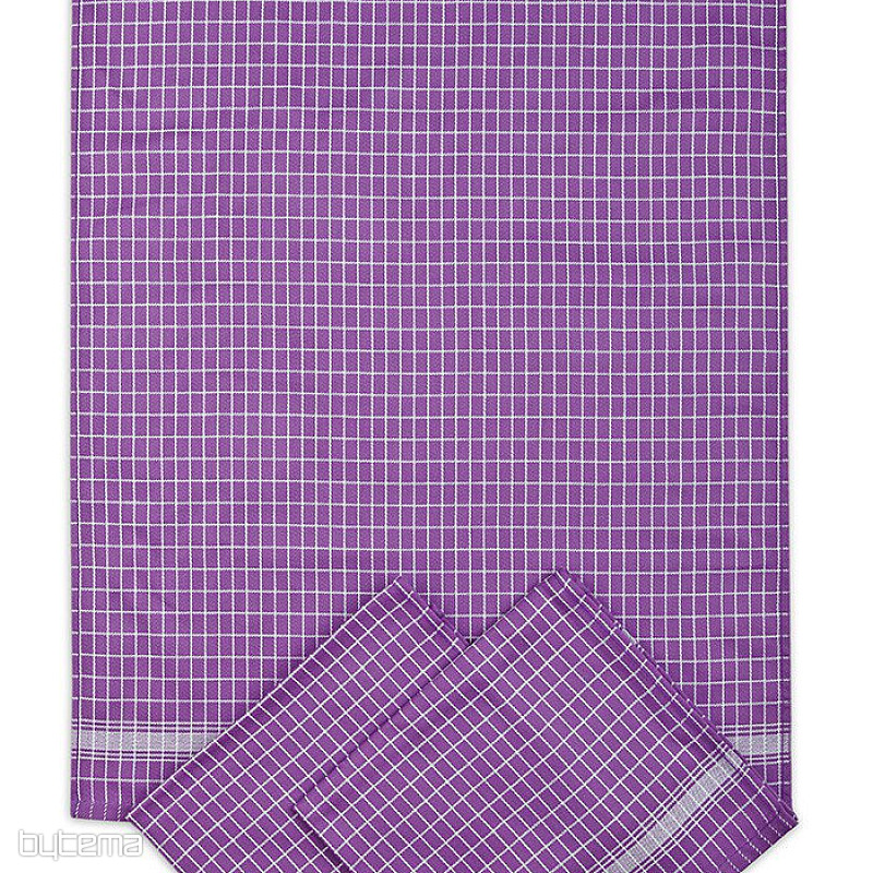 Serviettes CUBE VIOLET-BLANC 3 pcs