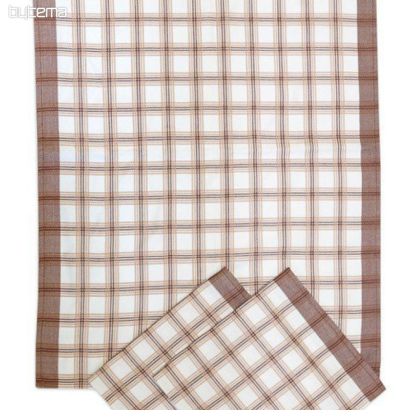 Torchons en bambou - Grand cube marron 3 pcs