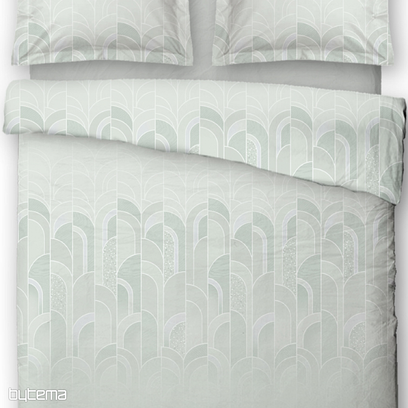 Linge de lit en satin de coton MOSS MOOD