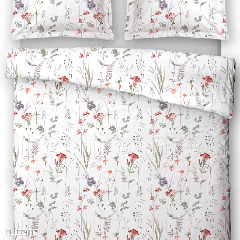Parure de lit en satin de coton LOUKA
